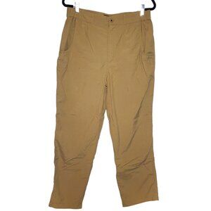 Rail Riders Nylon Pants Men's M Stretch Khaki Hiking Fishing Camping